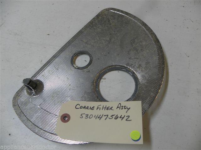 ELECTROLUX DISHWASHER 5304475642 COARSE FILTER USED PART ASSEMBLY ELECTROLUX DISHWASHER 5304475642 COARSE FILTER USED PART ASSEMBLY